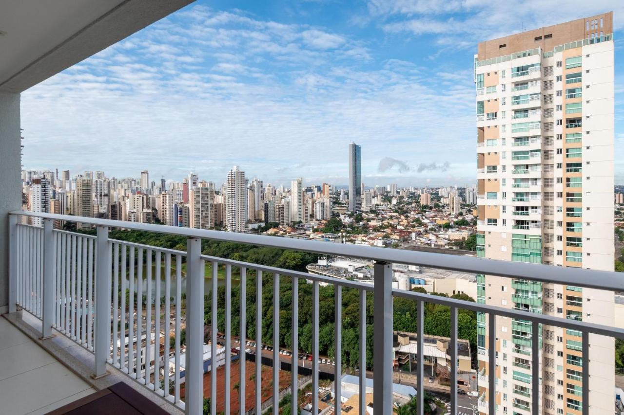 Flat No Ed Walk Bueno - Setor Bueno - Ao Lado Do Goiania Shopping - Wb2405- Andar Alto Goiânia Exterior foto
